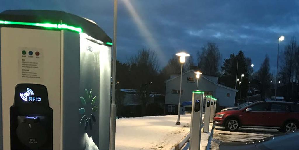 - GCC (Garo Charge Controller) sørger for kommunikasjon mellom kontakten og elbilen.