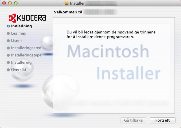 installasjonsprogrammet.