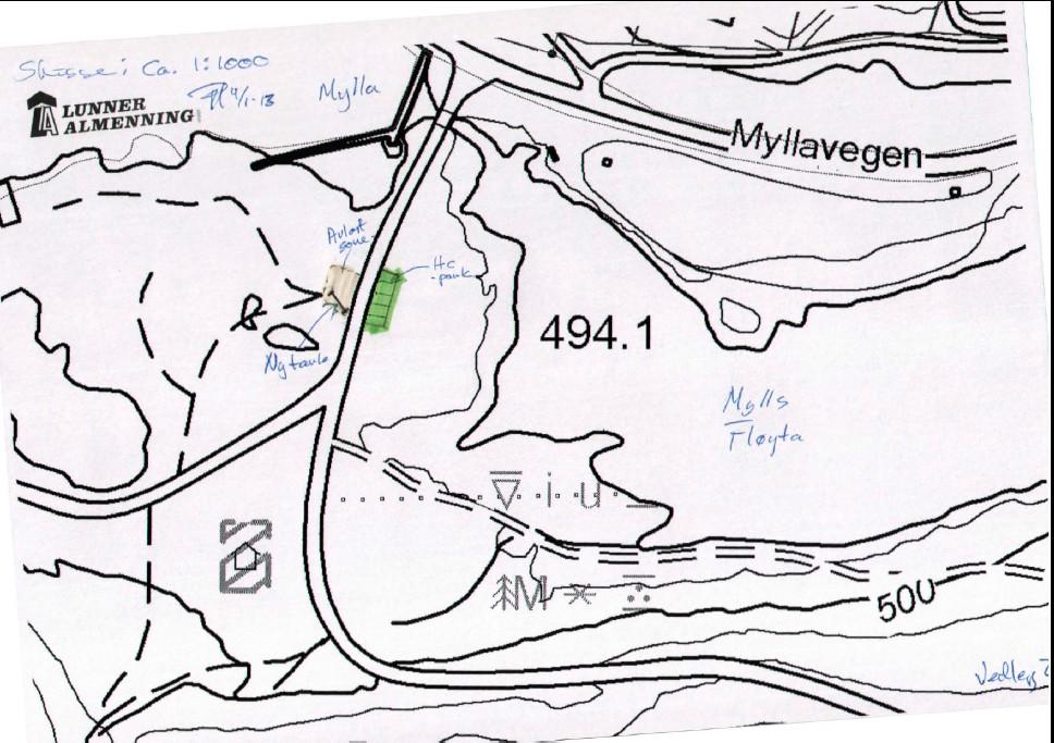 Lokalisering Lokalisering Infotavle, utforming 1.