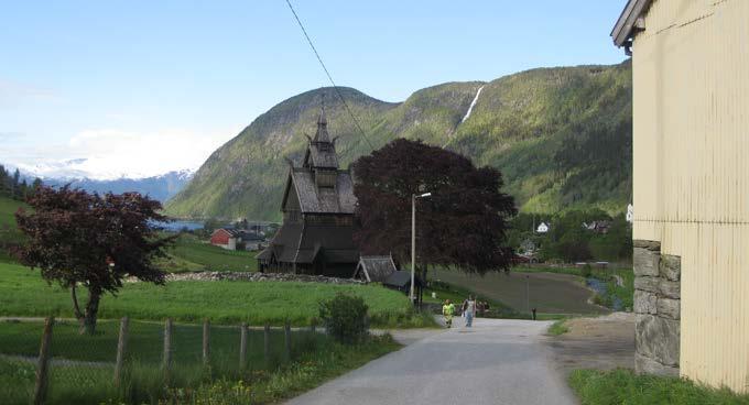 Kirken i landskapet.