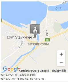 2 Lom stavkirke Lom stavkirke ligger i Lom sokn i Nord-Gudbrandsdal prosti. Kirka har korsplan og 350 sitjeplassar. Kyrkja har vernestatus freda.