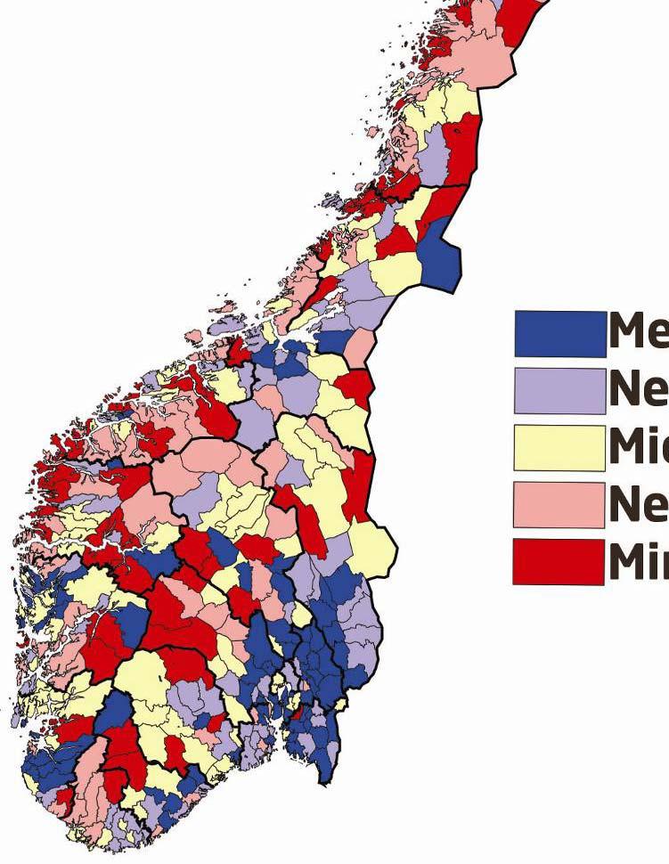 På kommunenivå er det større variasjon.