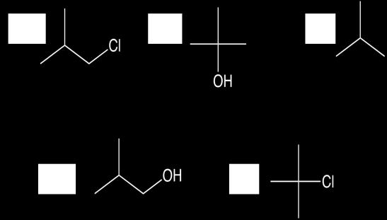 Side 3 av 6 10. Hvilke hybridorbitaler danner sentralatomet i PCl3? Velg bare ett av alternativene. A) sp B) sp 2 C) sp 3 D) sp 3 d E) sp 3 d 2 11. Hvilket produkt dannes i følgende reaksjon? 12.