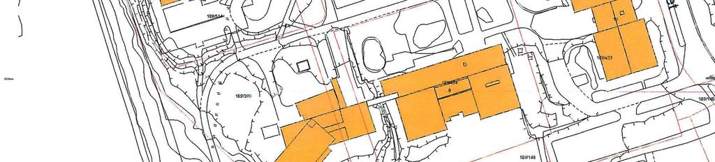 Guldbergaunet II. Lokalisering: Mellom Ogndalsvegen, Steinkjer u-skole og 4-mannsboliger. Arealets størrelse: Ca. 2,2 + 1,7 = 3,9 daa.