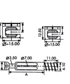 Galvanisert 14 mm 15 x 14 mm Stk Bolt Varenr.