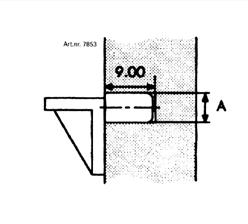 for glass passer 7857 Stk 1530706 Forniklet 7759 Rund/flat Ø 5 mm Stk 1530713 Gullkromatisert