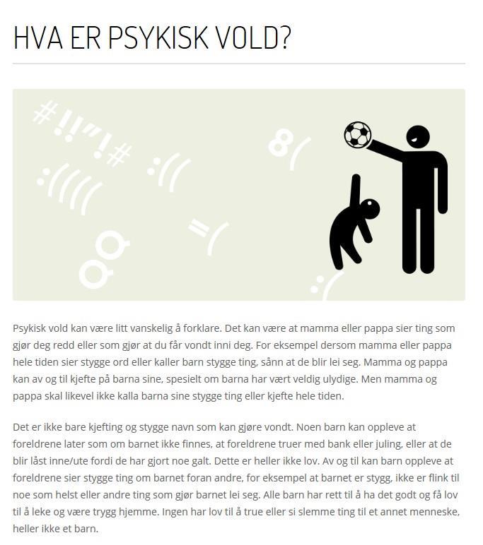 mottakeren forstår at fysisk vold kan utøves av flere forskjellige personer.