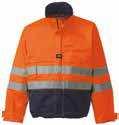 HI-VIS 76271 BRIDGEWATER JACKET 265 EN ISO 20471 ORANGE/NAVY 369 EN ISO 20471 YELLOW/CHARCOAL X 87% Polyester, 13% Cotton - 315 g/m² Contrast color: 65% Polyester, 35% cotton - 275 g/m² 369 265 EN