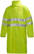 EN ISO 20471 YELLOW/CHARCOAL XS-4XL 100% Oxford Polyester 200g/m² Helly Tech Performance EN ISO 20471 klasse 3 HiVis EN 343 klasse 3,3 vanntett/ventilerende EN 342 klasse 3 jakken har beskyttelse i