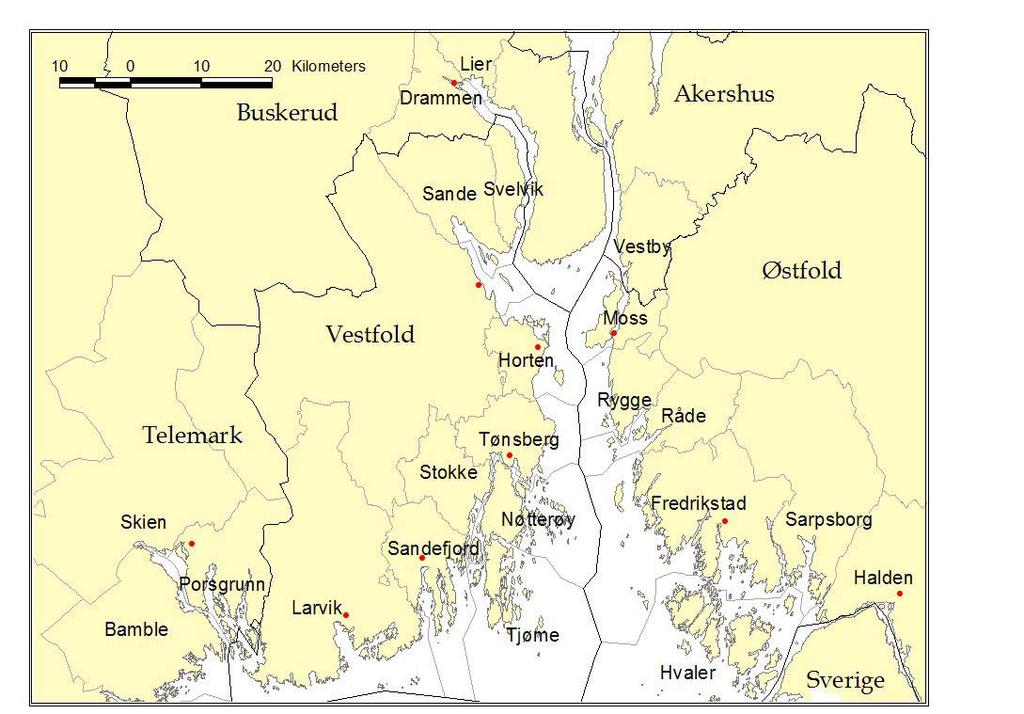 2 INNLEDNING Fagrådet for Ytre Oslofjord (FYO) og Statens Forurensningstilsyn (SFT) har sammen engasjert Det Norske Veritas (DNV) til å utføre en samordnet overvåking av eutrofitilstanden i Ytre