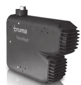 Truma-Combi-varmeanlegg Disse modellene kan som ekstrautstyr utstyres med en Combi E-varmer* som er utstyrt med ekstra varmekolbe for elektrisk drift.