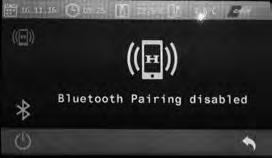 7. El-installasjoner Det fins allerede en Bluetooth tilkobling. På bildet ved siden av (bilde 2) vises en vellykket Bluetoothtilkobling.