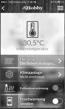 7. El-installasjoner Innetemperatur Alt etter utstyr menes med innetemperatur regulering av oppvarmingen, klimaanlegget* og/eller gulvvarmen*. Er det f.eks.