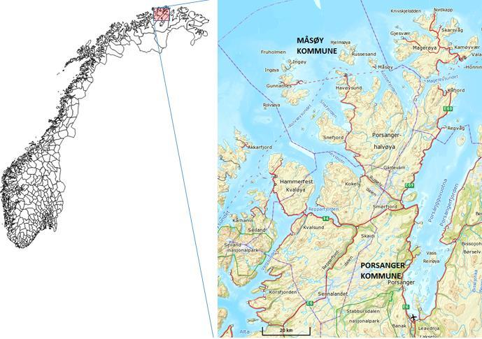 Kilde: kartverket (www.norgeskart.no) En intensjonsavtale mellom de tre kommunene forelå på våren i 2016.