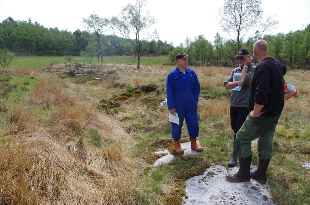 VERNEOMRÅDESTYRET FOR OKSØY-RYVINGEN OG FLEKKEFJORD LANDSKAPSVERNOMRÅDER Notat til VORF 28.11.16 Mønstremyr og Botnen tiltak for restaurering av våtmark for fugl, binding av karbon og flomdemping.