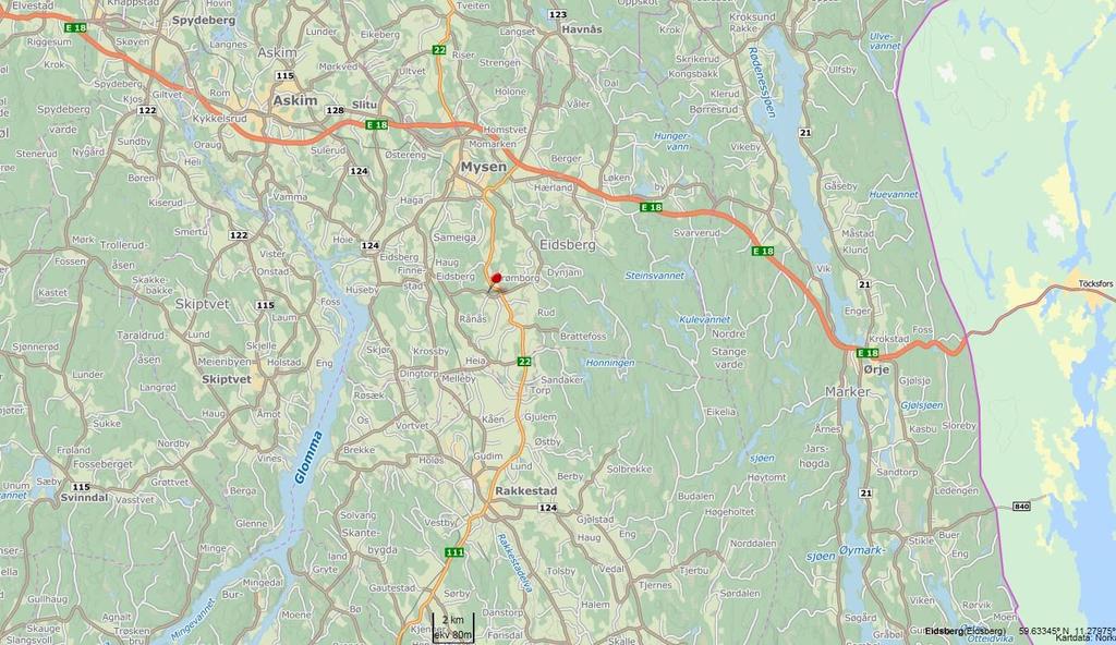 R A P P O R T F R A A R K E O L O G I S K R E G I S T R E R I N G Kommune: Eidsberg Gårdsnavn: Kolshus (bosettingsspor), Fossum (gravfelt) Bruksnavn: Gnr./bnr.