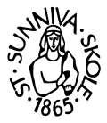 Sunniva Skolens e-post: administrasjon@stsunniva.no eller ved å laste ned fra vår hjemmeside www.stsunniva.no. Søknadsfristen for 1. og 8. trinn er 1. desember 2013. Inntaket til 1.