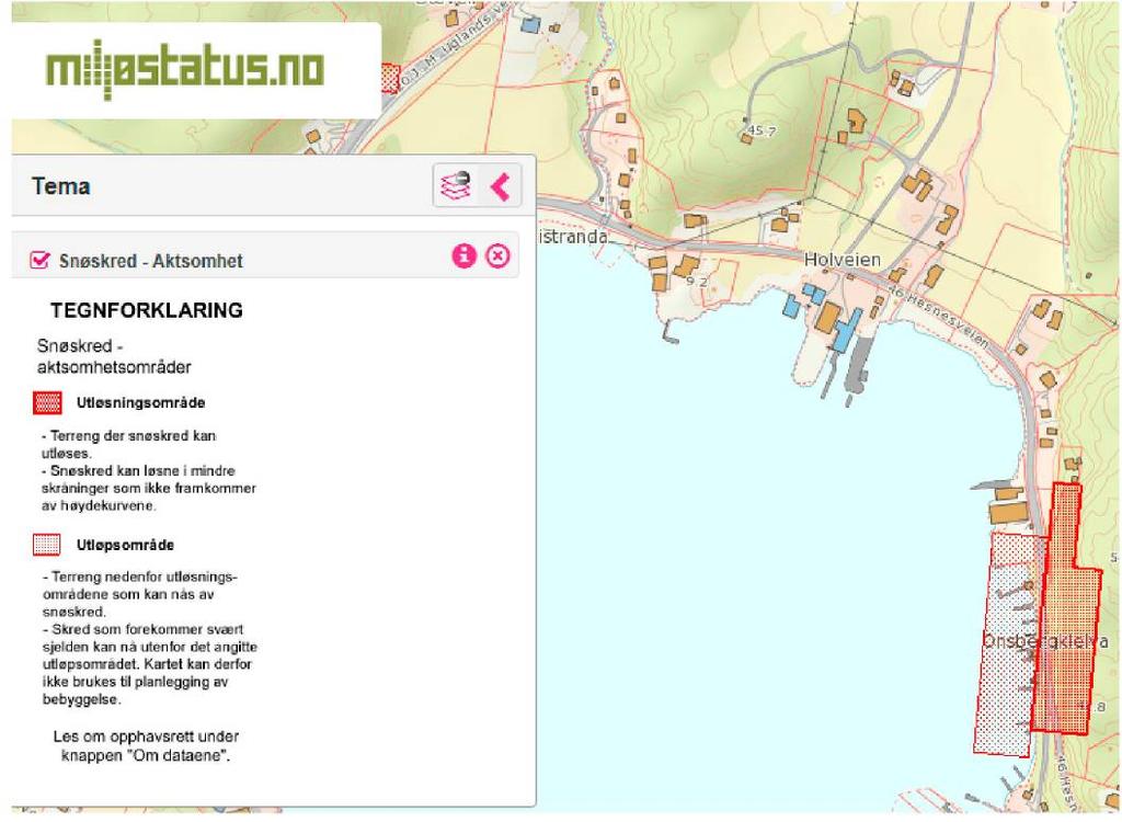 Rådmannen vurderer rasfaren for snøskred i området som svært liten med hensyn til at den påtenkte aktiviteten i området på p-plassen stort sett foregår på vår, sommer og høsttid.