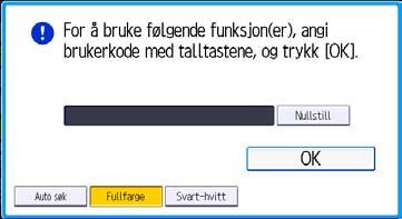 2. Komme i gang Logge på maskinen Når autentiseringskjermbildet vises Hvis Grunnleggende autentisering, Windows-autentisering eller LDAP-autentisering er aktiv, vises autentiseringsskjermbildet.