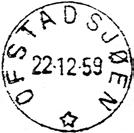 4 Type: I22 Fra gravør 14.11.1966 OFSTADSJØEN Innsendt?? Stempel nr. 5 Type: I22N Fra gravør 08.10.1971 Stempel nr.