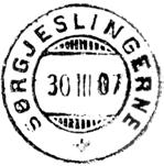 SØRGJÆSLINGERNE Poståpneri opprettet fra 20.02.1878 i Fosnæs prestegjeld, og var i virksomhet hvert år i fiskesesongen fra 20.