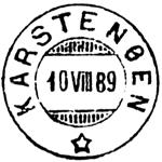 Navneendring til KARSTENØY fra 01.10.1921.