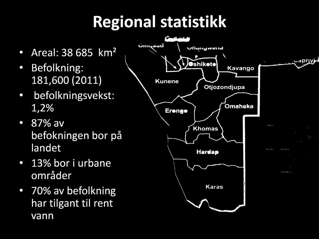 befokningen bor på landet 13% bor i urbane