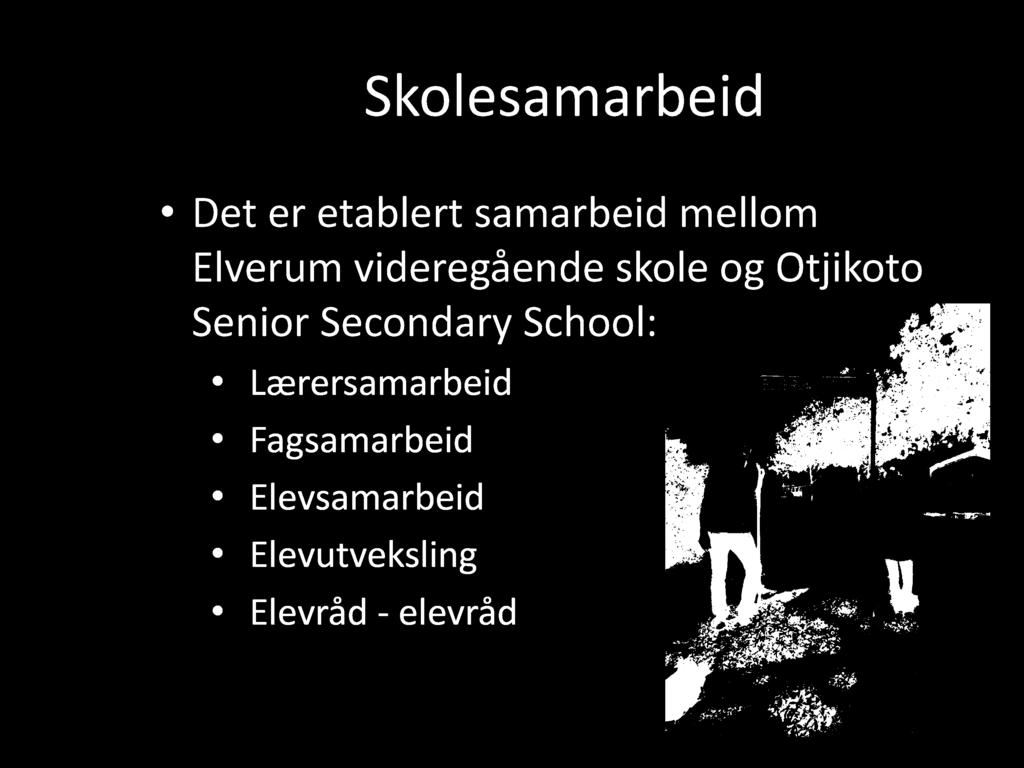 videregående skole og Otjikoto