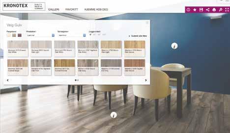 overflater. Bruk vår laminatvelger for å finne frem til akkurat det gulvet du ønsker deg.