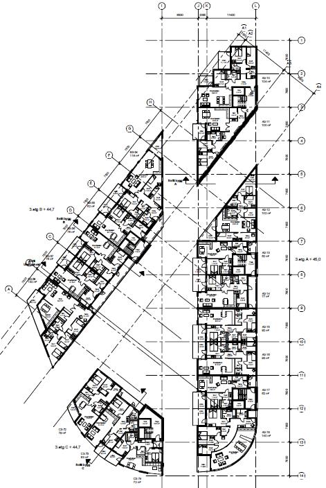 Rw+Ctr = 42 db Rw+Ctr = 38 db Rw+Ctr = 35 db Rw+Ctr = 32 db Innglasset balkong 3.