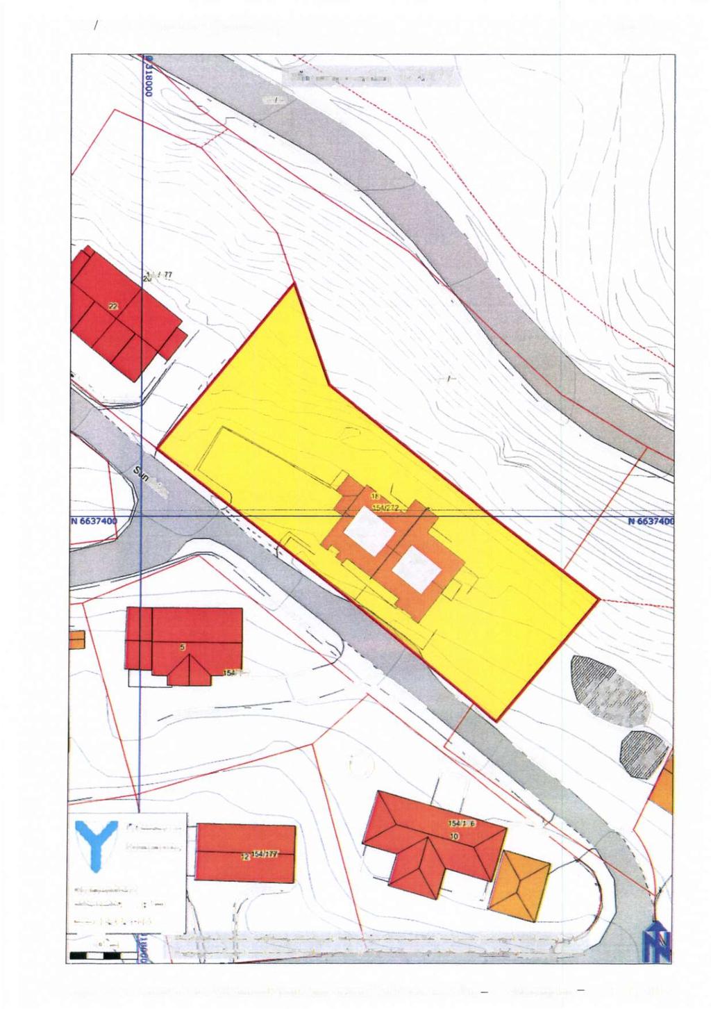 GIS/LINE Weblnnsyn - Kartutskrift Side 1 av 1