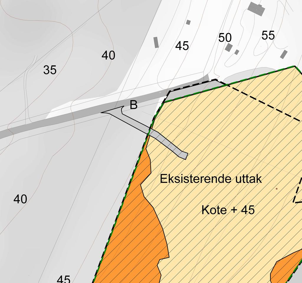 uttak Etappe 1 Driftsvei Reguleringsgrense