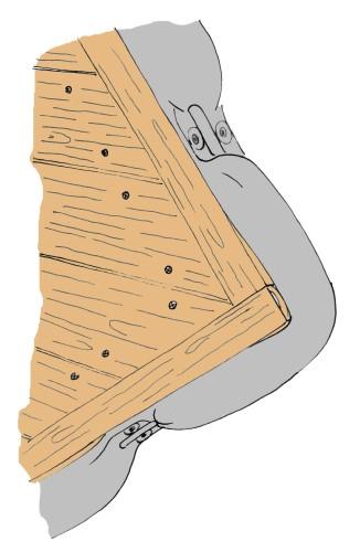 . 1 Bor-/skrumaskin Torx bit Før fenderen skrues fast langs bryggekanten anbefales det å feste alle skruer og skiver på forhånd.