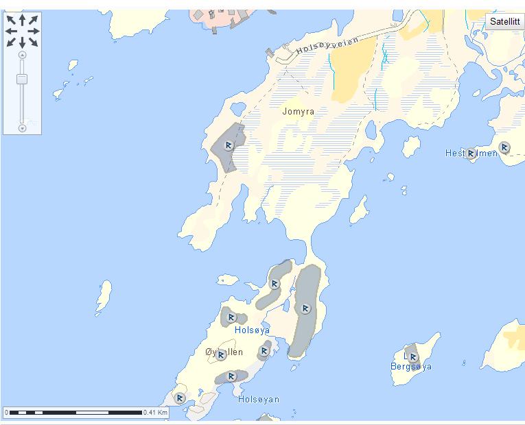 VEDLEGG 5 - Kart over registrerte kulturminner på Holsmoa og Holsøya Kart 1.