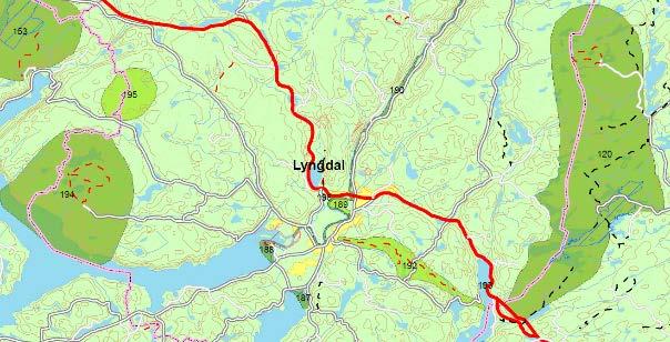 2 Bjellandsvannet-Eikeråsheia (friluftsområder) Området Gåseland inngår i Regional plan for idrett, friluftsliv og fysisk aktivitet (ID