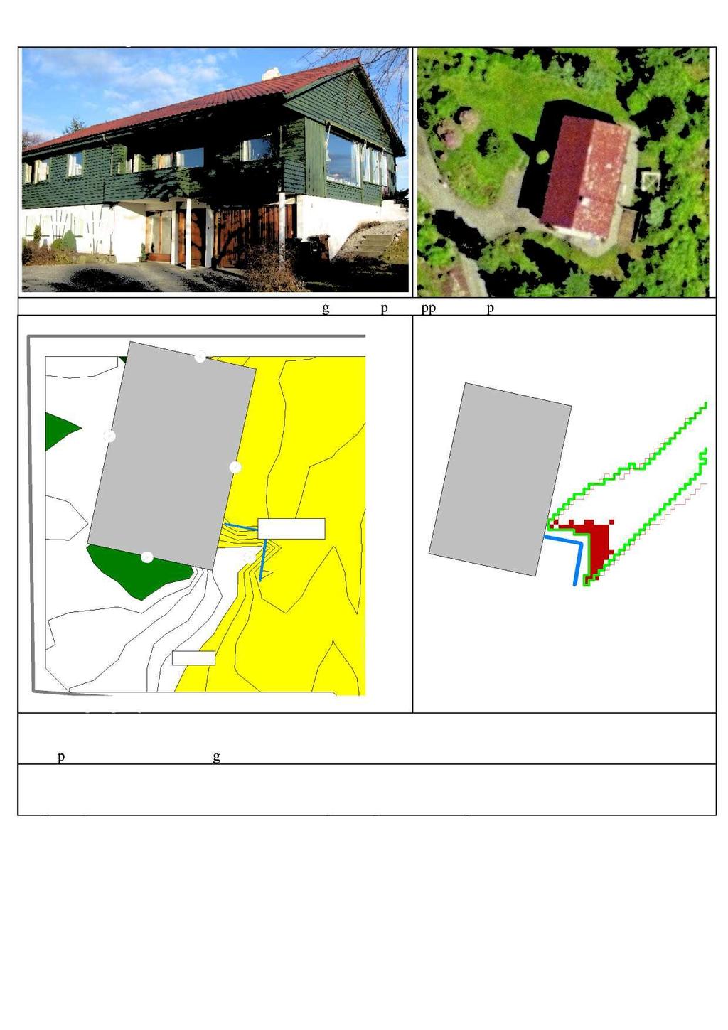 Adresse : Kornbergkroken 05 Generelt : Terrasse m o t vest, lufteterrasse m o t øst og lit en uteplass opparbeidet på bakken m o t øst. Støysoner: 2, 5 m 55.