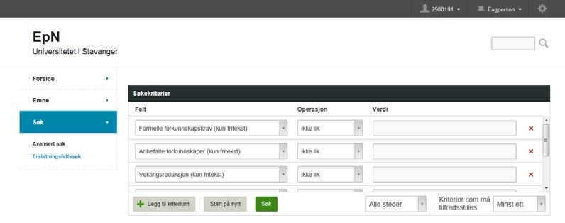 %-andelen er hvor stor andel som er ferdige emner (gått gjennom alle stadie)r.