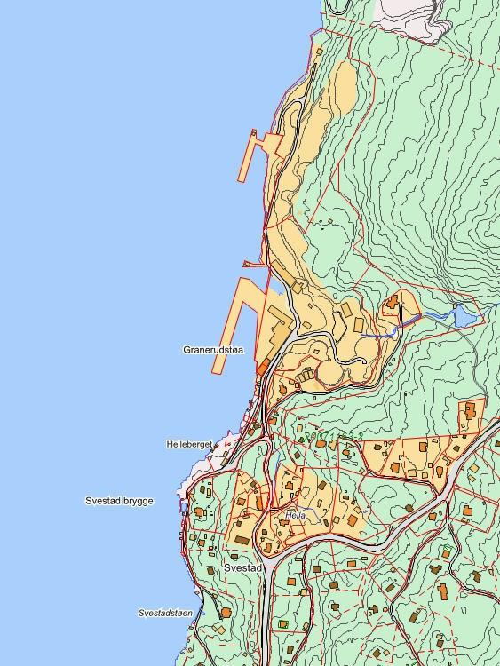 3 Beskrivelse av planområdet 3.1 Beliggenhet og avgrensning Planområdet ligger ved Svestad brygge i Nesodden kommune, ca 4 km sør for Fjellstrand.