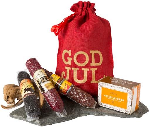 cognac 300g, Potetflatbrød 210g fra Toten, pakket i striesekk kr 255,00 171309 -