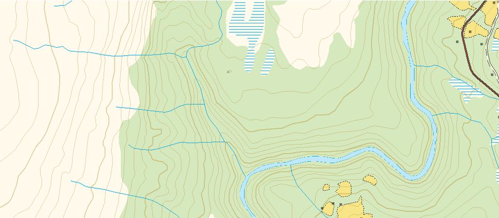 Avgrenset lokalitet Målestokk 1:16 000 Naturtypelokalitet/kjerneområde Rutenett