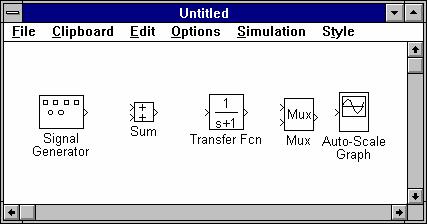 kann begyne å simulere med simulink må vi opprete en arbeidstavle.