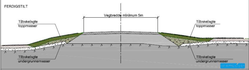 Det skal etterstrebes å minimalisere endringer i de hydrologiske forhold i anleggsområdet også under anleggsarbeidet.