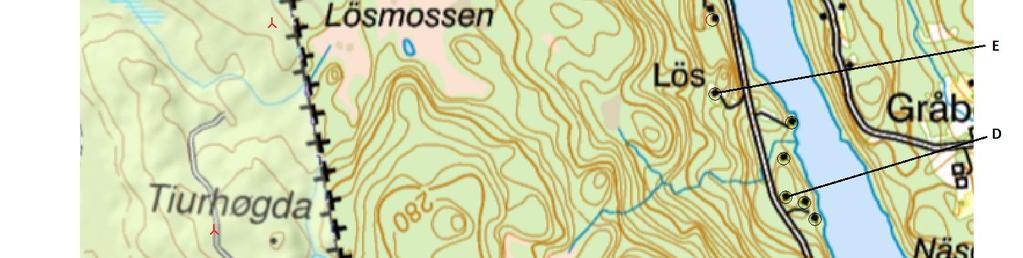 De mottakere der overskridelsen ikke kan bli forklart med effekten av Hån vindpark alene men der også Høgås/Joarknatten vindkraftverk gir virkninger er følgende mottakere; E, DQ og DR.