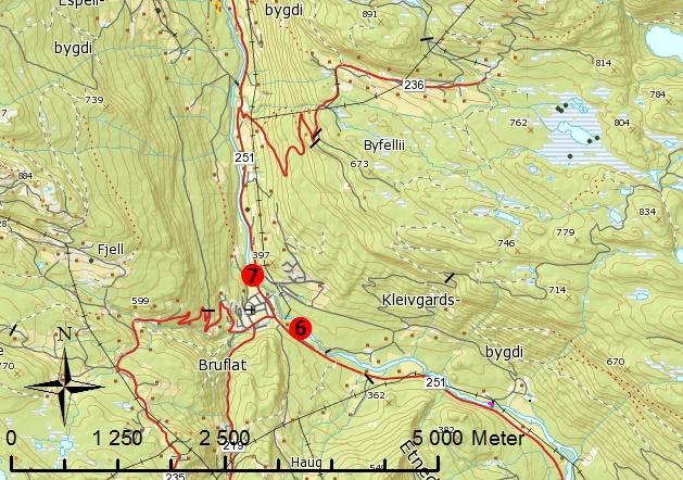 I Etna ble det el-fisket på sju stasjoner fordelt på en betydelig lengre strekning enn tilfellet er for de andre elvene.