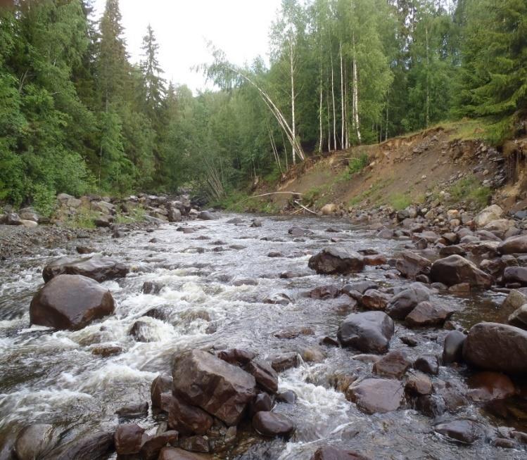 Diskusjon økologisk tilstand De hydromorfologiske endringene i nedre del av Landåselva er betydelige. Det ble i fanget langt flere fisk enn i. Tetthet at aure i gir klassen «moderat» på stasjon 1.