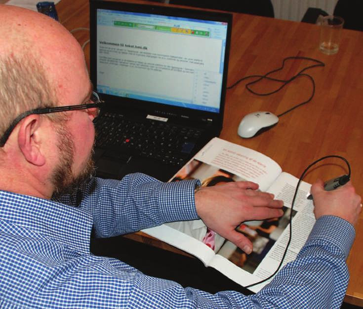 TEKST OG FOTO: Lasse Winther Wehner En IT-rygsæk er god ballast Det begyndte i Sverige med it-hjælpemidler til voksne med læse- og skrivevanskeligheder.