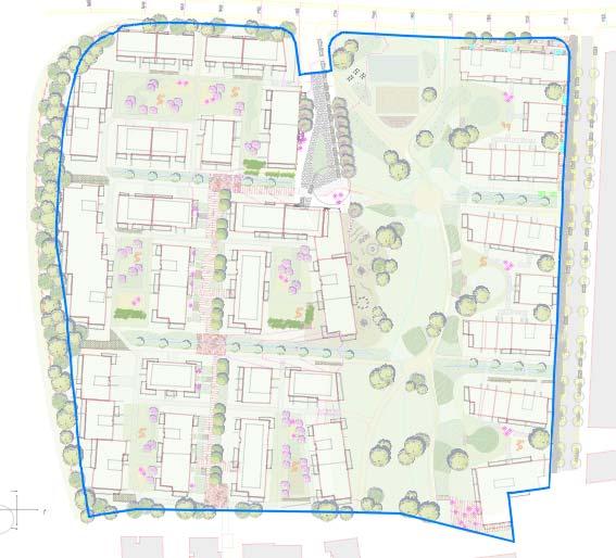 SKÅRER VEST - OVERVANNSHÅNDTERING 8 I fremtiden vil terrenget på tomta endres slik at det etableres nye dreneringslinjer.