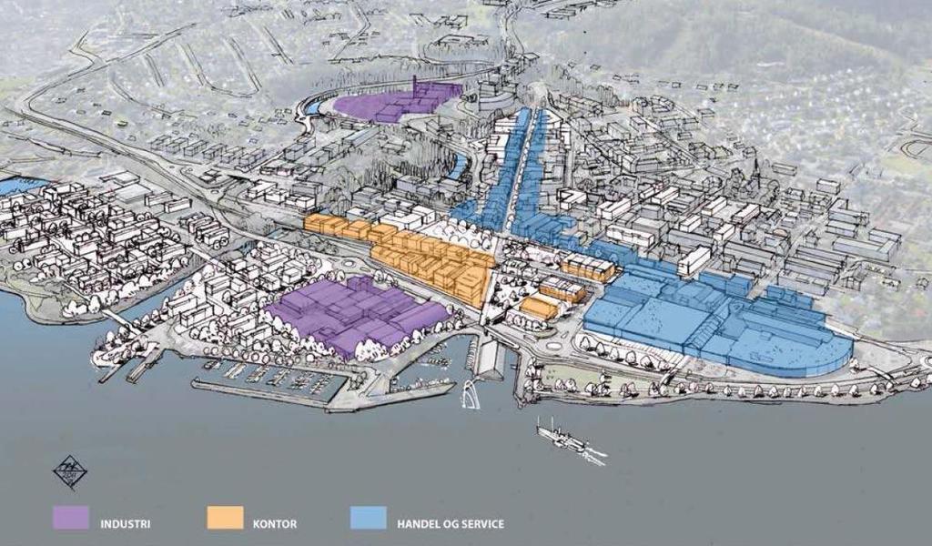 6.2 Mål og vurderingskriterier I Strategi for ny byutvikling samordnet areal- og transportstrategi fra 2011 (her omtalt som Gjøviks bystrategi) trekkes det fram at vekst knyttet til handel, næring og