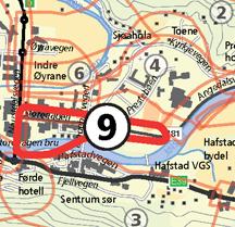 84 Vieåsen sør 1 Hafstad bydel Hafstad VGS Vievegen Hafstad 484 4 Fjellvegen Q Æ Sentrum sør Brulandsvellene borg