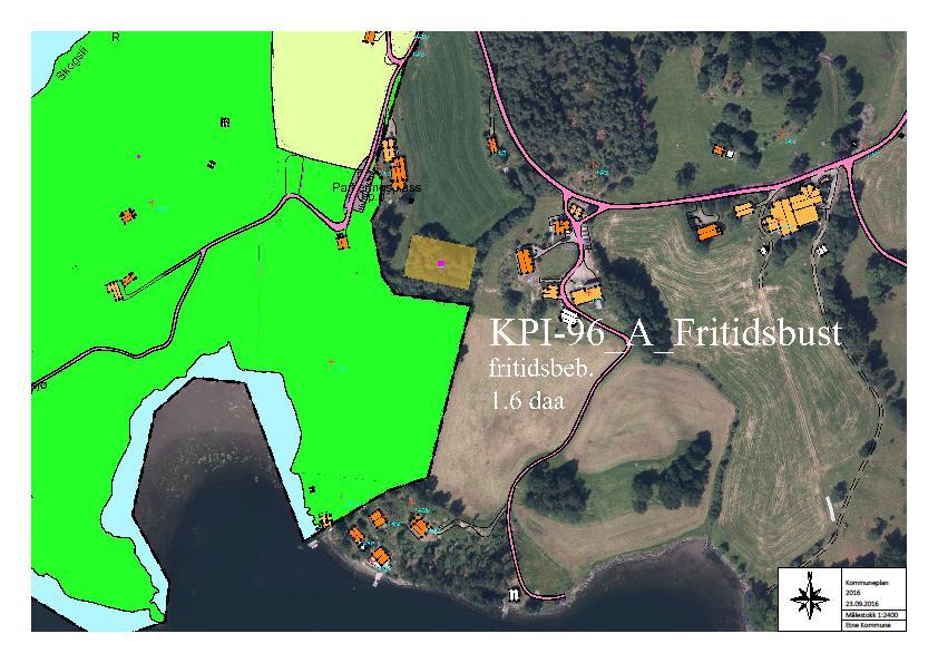 Natur Samfunn KU OG ROS-ANALYSE KPI 96 Osnes 2 Føreslått føremål: Føremål i dagens plan: LNF Gards- og bruksnummer: 014/005 Arealstorleik: 1,6 Forslagsstillar: Kort skildring: Bustad/fritidsbustad